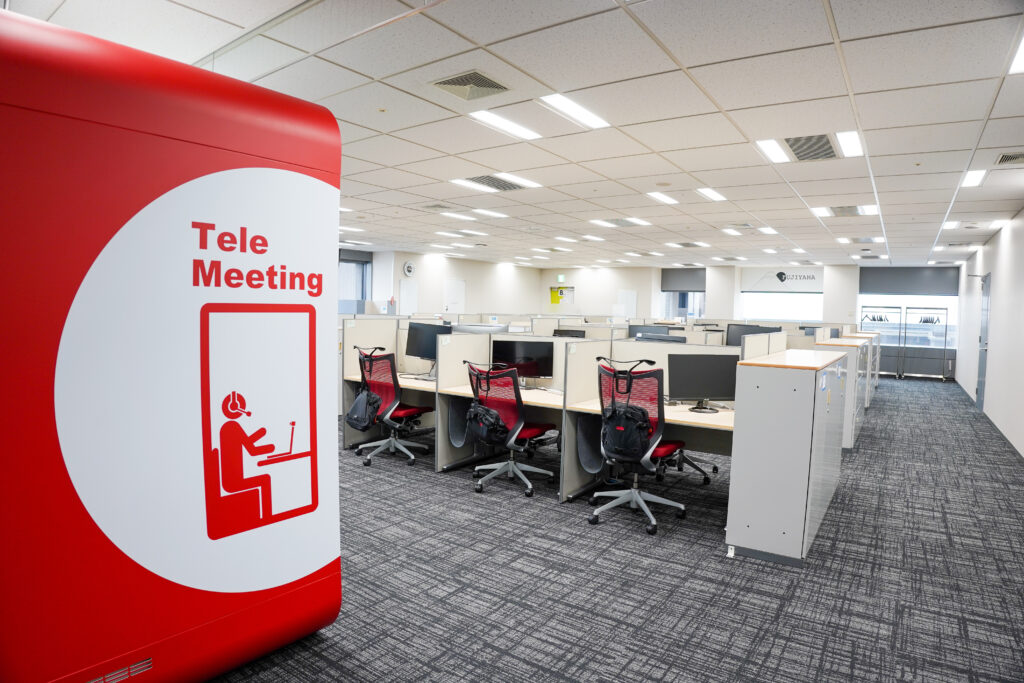 トレンドマイクロ株式会社のオフィスの執務スペース