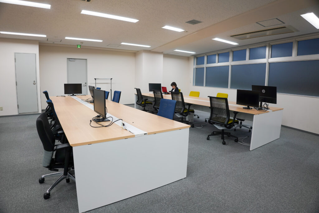 株式会社ヒュープロのオフィスの執務エリア