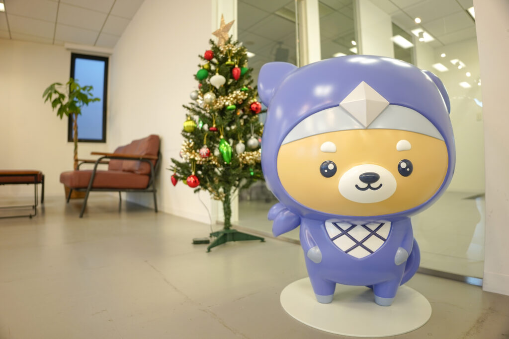 株式会社Progateの公式キャラクター「にんじゃわんこ」