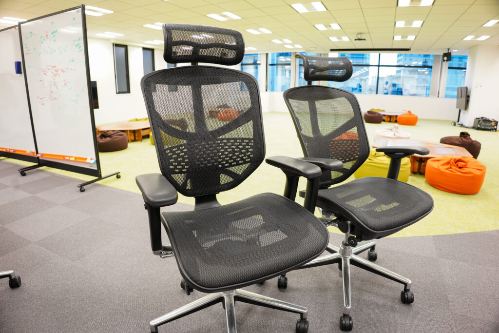 株式会社Progateのオフィスにあるオフィスチェア