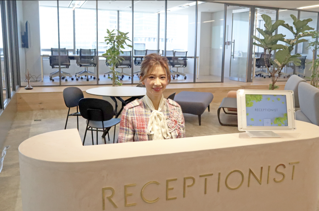 RECEPTIONIST移転時の様子