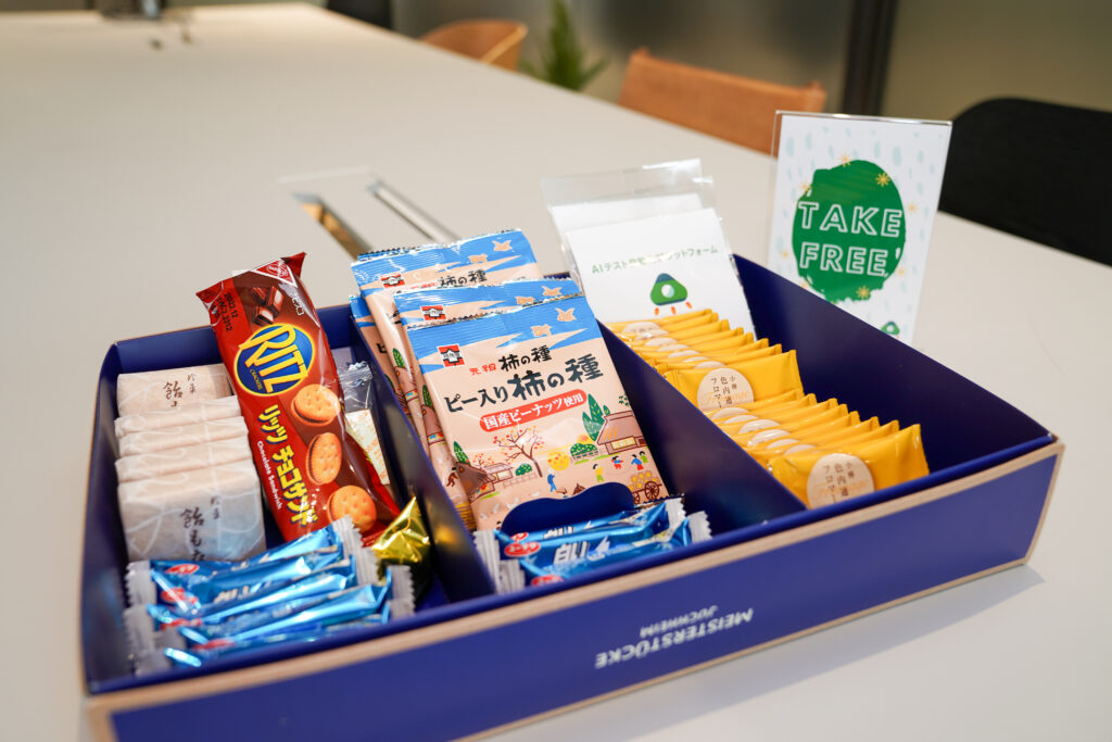 株式会社MagicPodのフリースナックコーナー