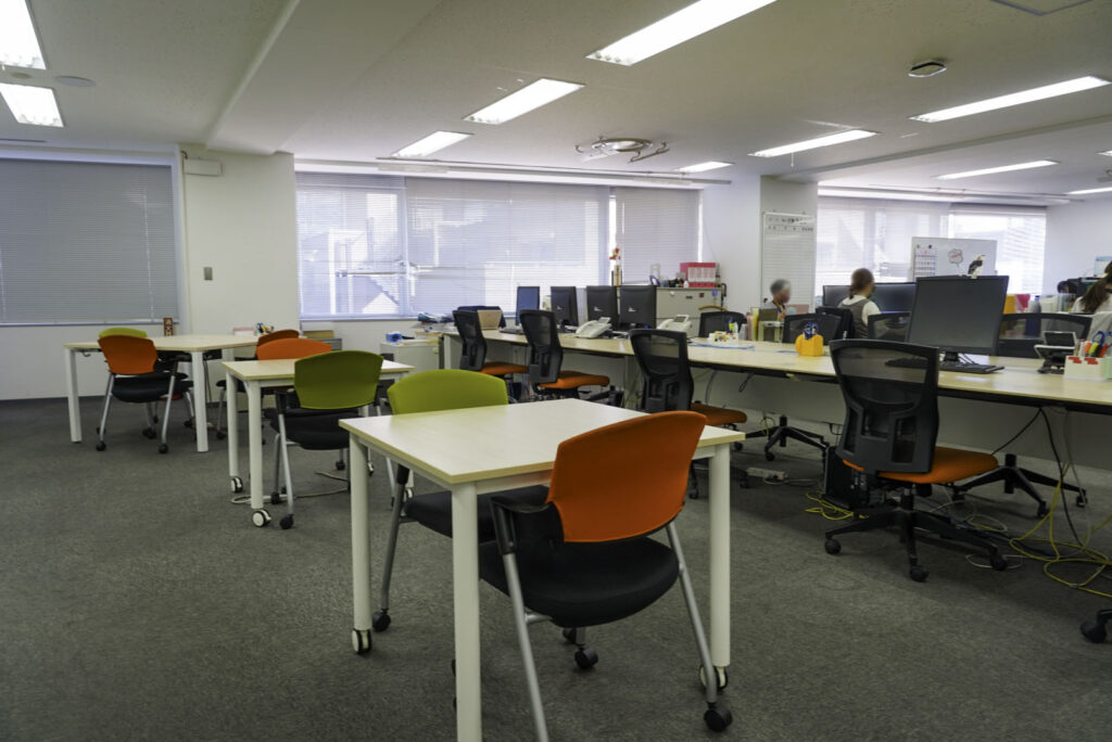 株式会社トーコンのオフィスの執務エリア