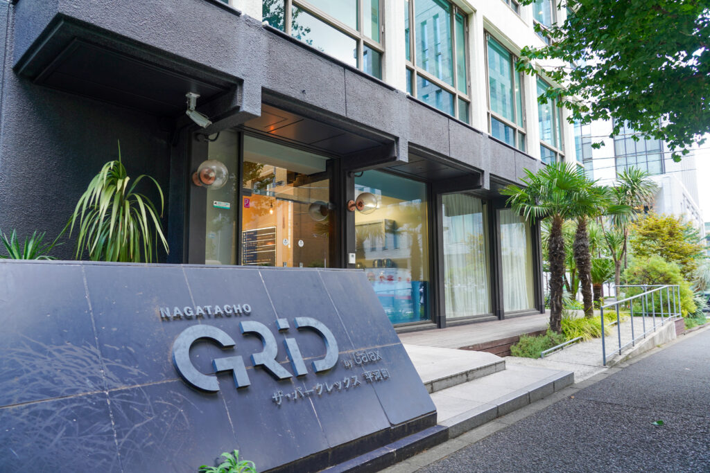 株式会社ガイアックスのオフィスのエントランス