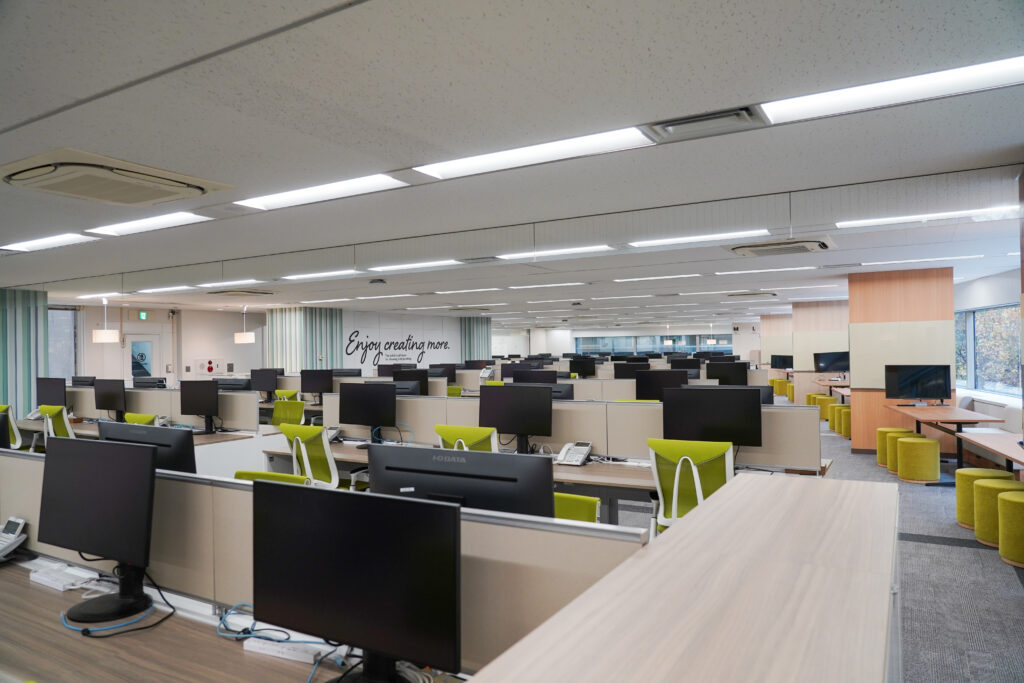 株式会社セルシスのオフィスの執務エリア