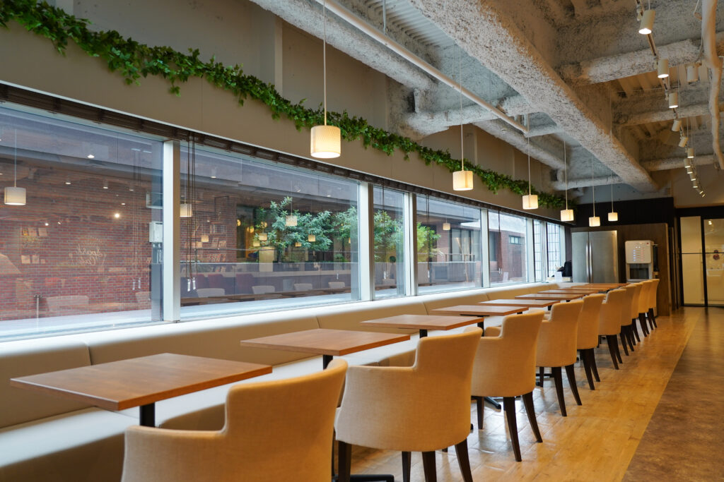 株式会社セルシスのオフィスのカフェ