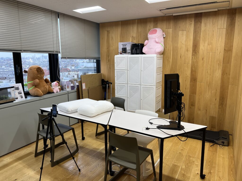 studio15株式会社の撮影・ライブ配信スペース1